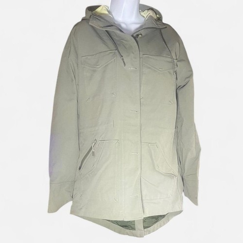 VETEMENTS Giacca da donna Mountain Hardwear verde conchiglia pioggia taglia Large