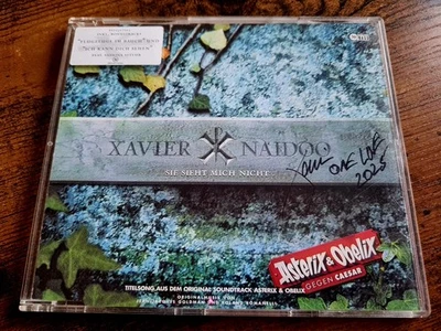 XAVIER NAIDOO - SIE SIEHT MICH NICHT (Single,  Signiert, Autogramm) - Bild 1 von 2