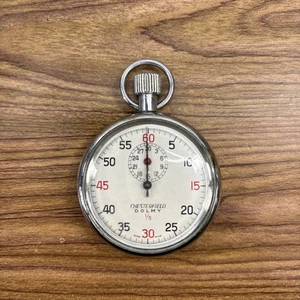 Vintage Pocket Timer Stoppuhr Chesterfield Dolmy 1/5 Swiss. - Bild 1 von 4