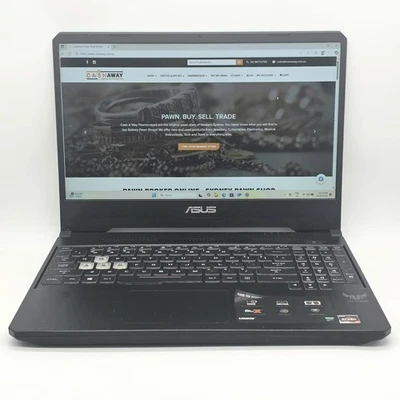 ASUS TUF FX505D 15.6 Inch Gaming Laptop Ryzen 7 3750H 16GB RAM Win11 - Image 1 of 4