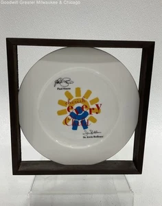 Paul Simon Dr. Irwin Redlener Collectible Plate - Picture 1 of 3