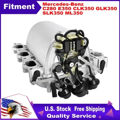 Conjunto colector de admisión para Mercedes Benz C280 E350 CLK350 GLK350 SLK350 ML350 Foto 1 de 4