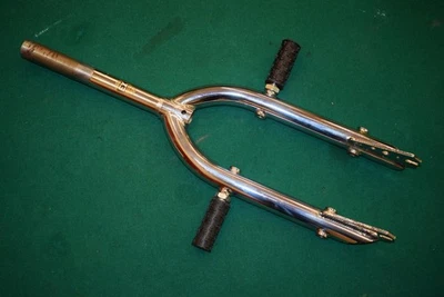 ISHIWATA EX cr-mo 20'' threaded fork 1'' old school bmx JAPAN early 1980s NOS - Image 1 of 4