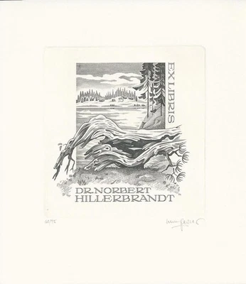 Exlibris  Konvolut Werner Pfeiler - Bild 1 von 4