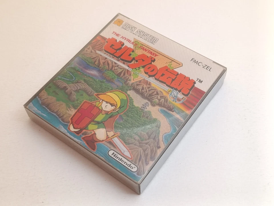 ✨The Legend of Zelda Disk System Serial Stickers 1986 The Hyrule Fantasy FMC-ZEL - Photo 1/4