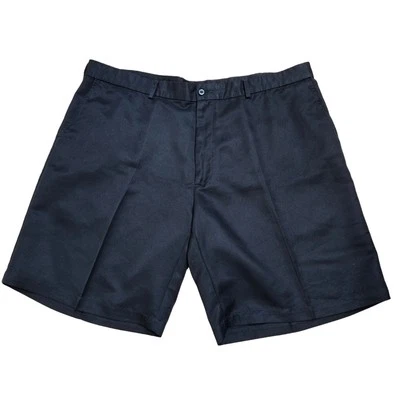 Shorts Savane masculino casual/vestido preto frente plana presilhas cinto 4 bolsos tamanho 42  - Imagem 1 de 4