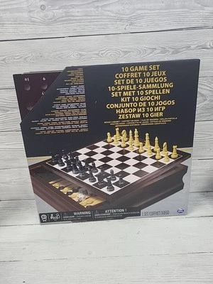 Spin Master 6033153 Classic 10 Game Set Including Chess & Backgammon BNIB. PS - Image 1 of 4