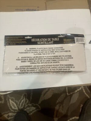 Graduation 3-D Glitter Centerpiece 4" x 14" Glitter Grad Decorations DWK8 - Image 1 of 2