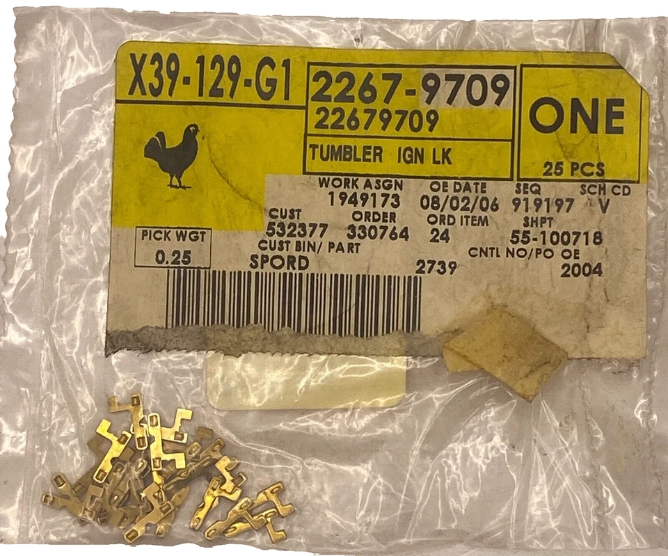 Cerradura y cilindro para vaso GM Buick Park Avenue 12453787 -25 piezas🔔 Foto 1 de 4