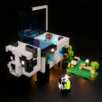 Kit de luz LED BrickBling para LEGO Minecraft Pandahaus 21245 The Panda Haven