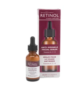 Hautpflege Kosmetik Retinol Anti-Falten Gesichtsserum mit Vitamin angereichert 1 Oz. - Bild 1 von 2