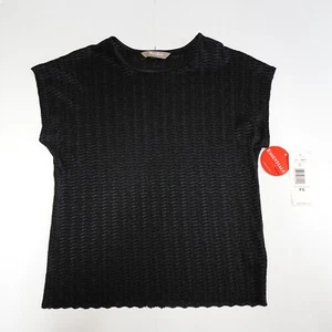 Tan Jay transparentes schwarzes Damenshirt Größe Petite Small Whimsigoth Emo Goth Witchy - Bild 1 von 8