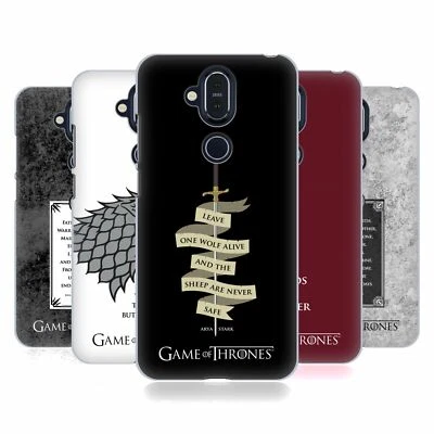 FUNDA TRASERA RÍGIDA OFICIAL HBO JUEGO DE TRONOS GRÁFICOS PARA TELÉFONOS NOKIA 1 Foto 1 de 4