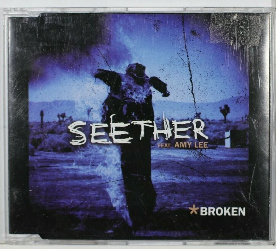Seether Feat. Amy Lee – Broken - Maxi Single CD Sent Tracked  - Image 1 of 2