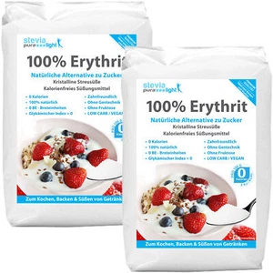 Erythrit kalorienfreier Zucker-Ersatz | Premium Qualität | 100% Erythritol | 2kg - Bild 1 von 15