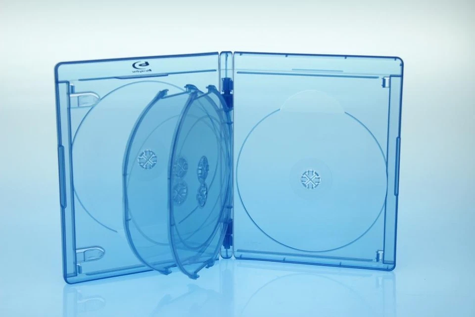 5 BluRay 6er BD Hüllen / 15mm / geeignet für 6 Datenträger