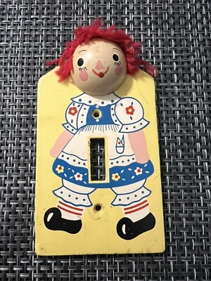 IRMI Nursery Originals Raggedy Ann Light Switch Plate Cover Foto 1 de 4