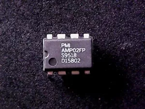 AMP02FP - Analog Devices High Accuracy Instrumentation Amp. (DIP-8) GENUINE - Bild 1 von 3