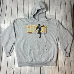 elton john goodbye yellow brick road Grey Hoodie 2013 Merchandise Size XL 46-48 - Picture 1 of 10