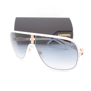 Carrera Flaglab 11 VK6O8 White Rose Gold Blue New Sunglasses Authentic - Picture 1 of 6