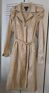 Ashro Trench Regenmantel Übergröße 20 leicht glänzend metallic leicht blush elegant  - Bild 1 von 4