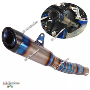 Puntas silenciador de tubería del sistema de escape de titanio para Suzuki GSXR600 GSXR750 2008-2010 - Imagen 1 de 8
