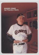 1988 Mother's Cookies San Francisco Giants Stadium Giveaway Roger Craig #1