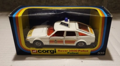 CORGI TOYS - 339 Rover 3500 Police con box originale - scala 1/36 - Immagine 1 di 4