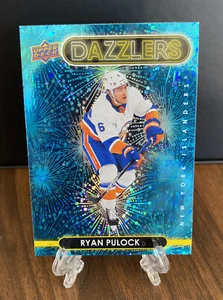 21-22 Upper Deck DAZZLERS BLUE ~ RYAN PULOCK DZ-80 ~ Photos! - Picture 1 of 10