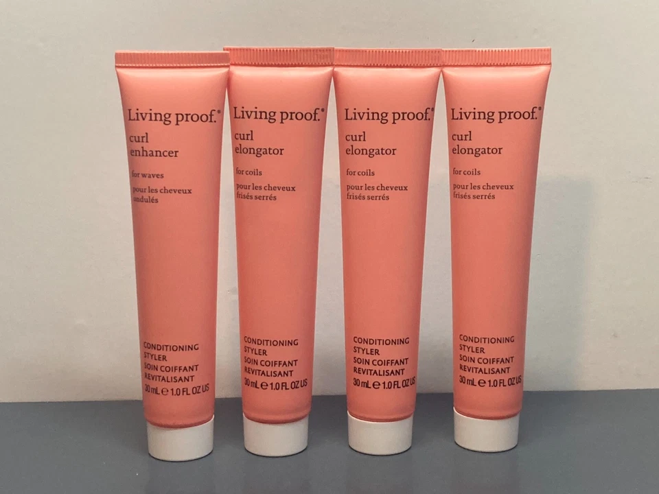 4x Living proof Curl Elongator for Coils Conditioning Styler • 1 Fl Oz each - Image 1 of 1