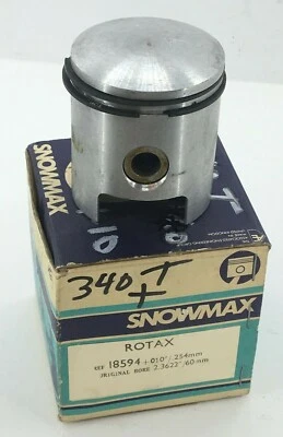 SNOWMAX BRAND ROTAX OVERSIZE PISTON WITH RINGS .010, 60.25MM BORE - Image 1 of 4