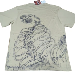 UNIQLO UT ATTACK ON TITAN MEN'S T-SHIRT BEIGE  SIZE: M (US S SIZE) NEW WITH TAGS - Picture 1 of 3