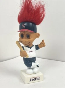 Vintage 1992 Russ Troll Doll California Angels MLB Bobble Head Nodder - Picture 1 of 8
