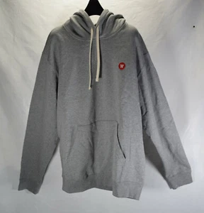 Double A by Wood Wood Mens Ian Hoodie Sweatshirt Gray 2XL - Picture 1 of 7