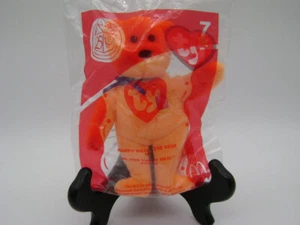 McDonalds TY Teenie Beanie Babys Bär # 7 Happy Meal Spielzeug 2004 versiegelt neu - Bild 1 von 4