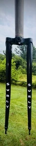 All Steel NOS Surly Fork FULLY LUGGED & FORGED LUGGED CROWN 1 1/8 - Picture 1 of 5