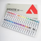 Holbein Acrylic Gouache 36 Color Set 20ml Tubes D418 Matte Opaque Artist Japan