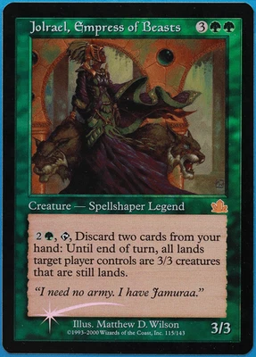 Jolrael, Empress of Beasts FOIL Prophecy HEAVILY PLD Rare CARD (498740) ABUGames - Image 1 of 2