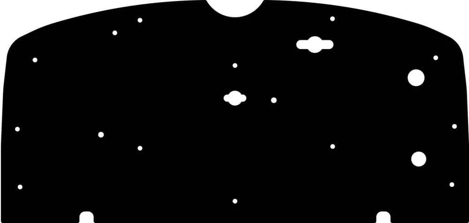 Almohadilla plana de aislamiento con amortiguador de sonido Firewall para Desoto 1931-1932 Foto 1 de 4