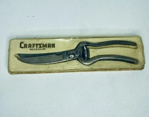 Vintage Craftsman No 9741 Poultry Shears Scissors with Spring - Picture 1 of 5