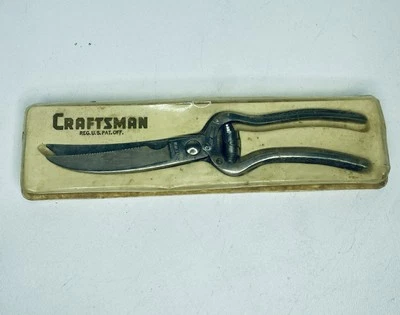 Vintage Craftsman No 9741 Poultry Shears Scissors with Spring - Image 1 of 4