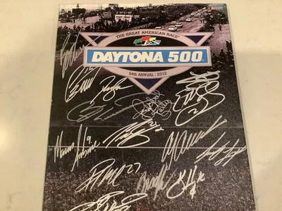 JOEY LOGANO / HARVICK / JOHNSON Y OTROS 12 FIRMADOS DAYTONA 500 LIENZO Y 15 TARJETAS Foto 1 de 4