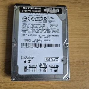 Hitachi Travelstar 60GB HTS721060G9AT00 320 0A25240 01 2.5" IDE - Picture 1 of 2