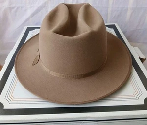 Stetson The Open Road Royal Deluxe Hut 4X Biber Größe 7 3/8 brandneu im Karton - Bild 1 von 24