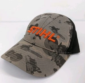 Stihl Hat Cap Strapback Camouflage Embroidered Casual Workwear Stihl Outfitters - Picture 1 of 8