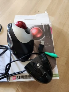 Logitech Cordless Optical Trackman T-RB22 with Receiver - Picture 1 of 6