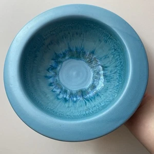 Studio Art Pottery Schale mit blauer Glasur signiert - Bild 1 von 18