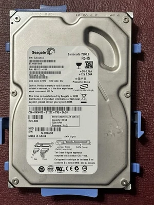 Seagate Barracuda 7200.9 RoHS HDD Model ST3808110AS 80GB X2 - Image 1 of 4
