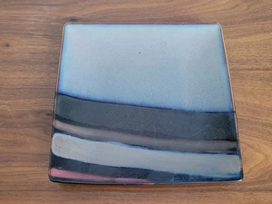 Set OF 4 Sango Avanti Black 4721 Square Salad or Dessert Plates 7-3/4" - Picture 1 of 5