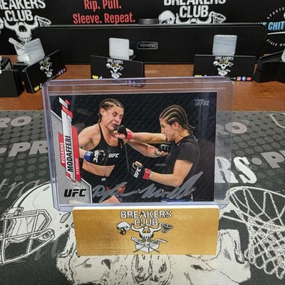 Roxanne Modafferi Signed 2020 Topps UFC #66 Card - Image 1 of 2